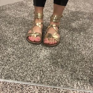 Sam Edelman sandals gold